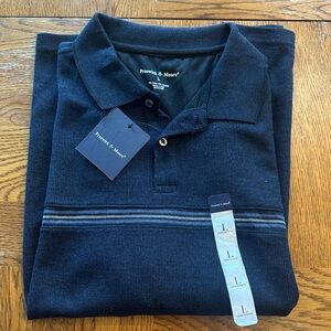 Preswick & Moore Dark Blue Polo Shirt